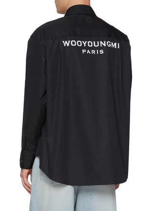 Back View - Click To Enlarge - WOOYOUNGMI - WYM Pin Pocket Cotton Shirt