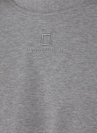  - WOOYOUNGMI - Embordered Logo Cotton T-Shirt