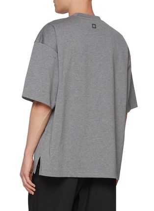 Back View - Click To Enlarge - WOOYOUNGMI - Embordered Logo Cotton T-Shirt