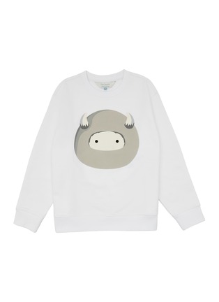 Front View - Click To Enlarge - BAZ & FRIENDS - Baz Cotton Kids' Sweatshirt