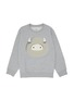 Front View - Click To Enlarge - BAZ & FRIENDS - Baz Cotton Kids' Sweatshirt