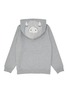 Figure View - Click To Enlarge - BAZ & FRIENDS - Mini Baz Print Zip Up Cotton Kids' Hoodie