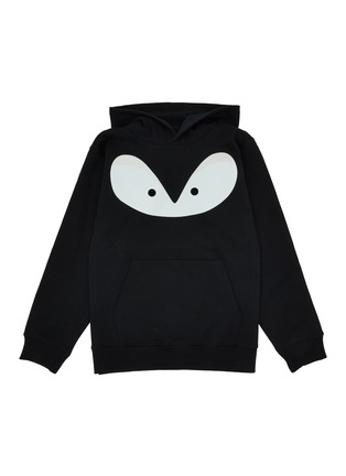 Detail View - Click To Enlarge - BAZ & FRIENDS - Rox Flock Pullover Cotton Kids' Hoodie