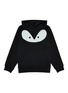 Main View - Click To Enlarge - BAZ & FRIENDS - Rox Flock Pullover Cotton Kids' Hoodie