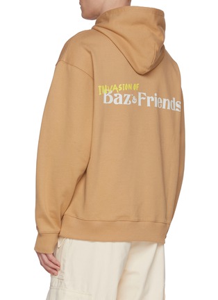 Back View - Click To Enlarge - BAZ & FRIENDS - Max Print Cotton Hoodie