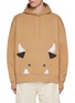 Main View - Click To Enlarge - BAZ & FRIENDS - Max Print Cotton Hoodie