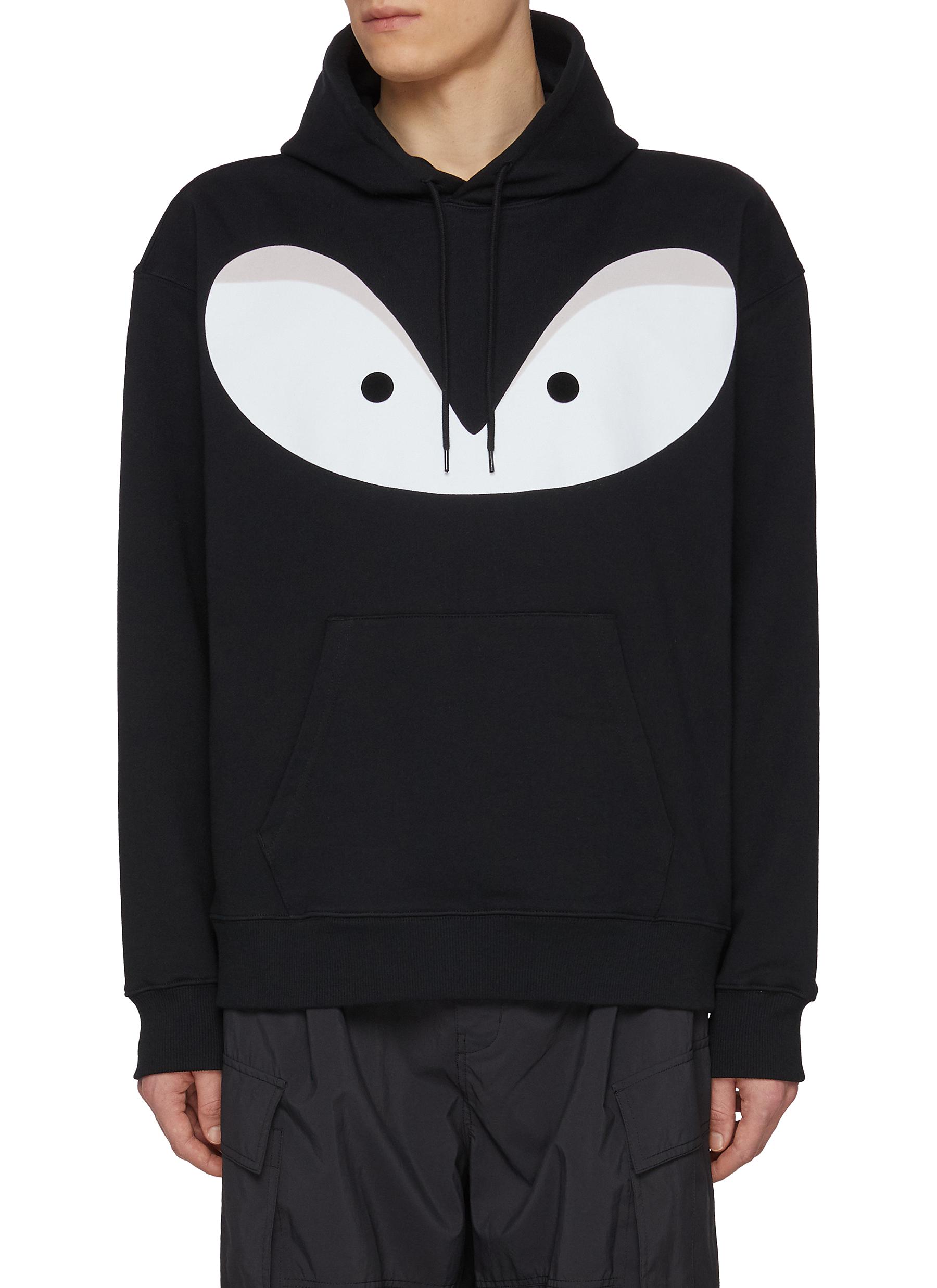 Rox Print Cotton Hoodie