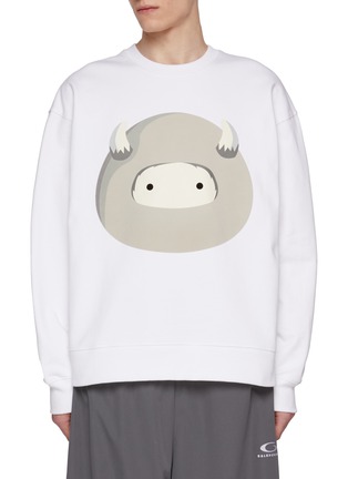 Main View - Click To Enlarge - BAZ & FRIENDS - Baz Print Cotton Sweatshirt