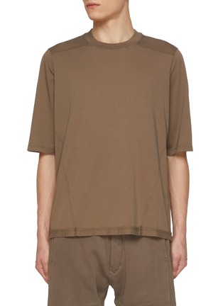 Main View - Click To Enlarge - RICK OWENS DRKSHDW - Walrus Strap Detail T-shirt