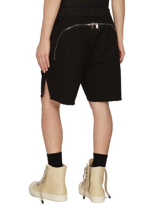 Back View - Click To Enlarge - RICK OWENS DRKSHDW - Back Zip Long Boxer Shorts