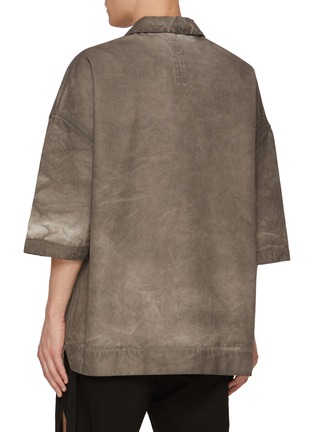 Back View - Click To Enlarge - RICK OWENS DRKSHDW - Tommy Oversized Shirt