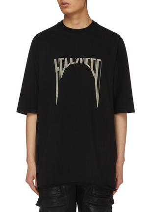 Main View - Click To Enlarge - RICK OWENS DRKSHDW - Tommy Hollywood Printed Cotton T-Shirt