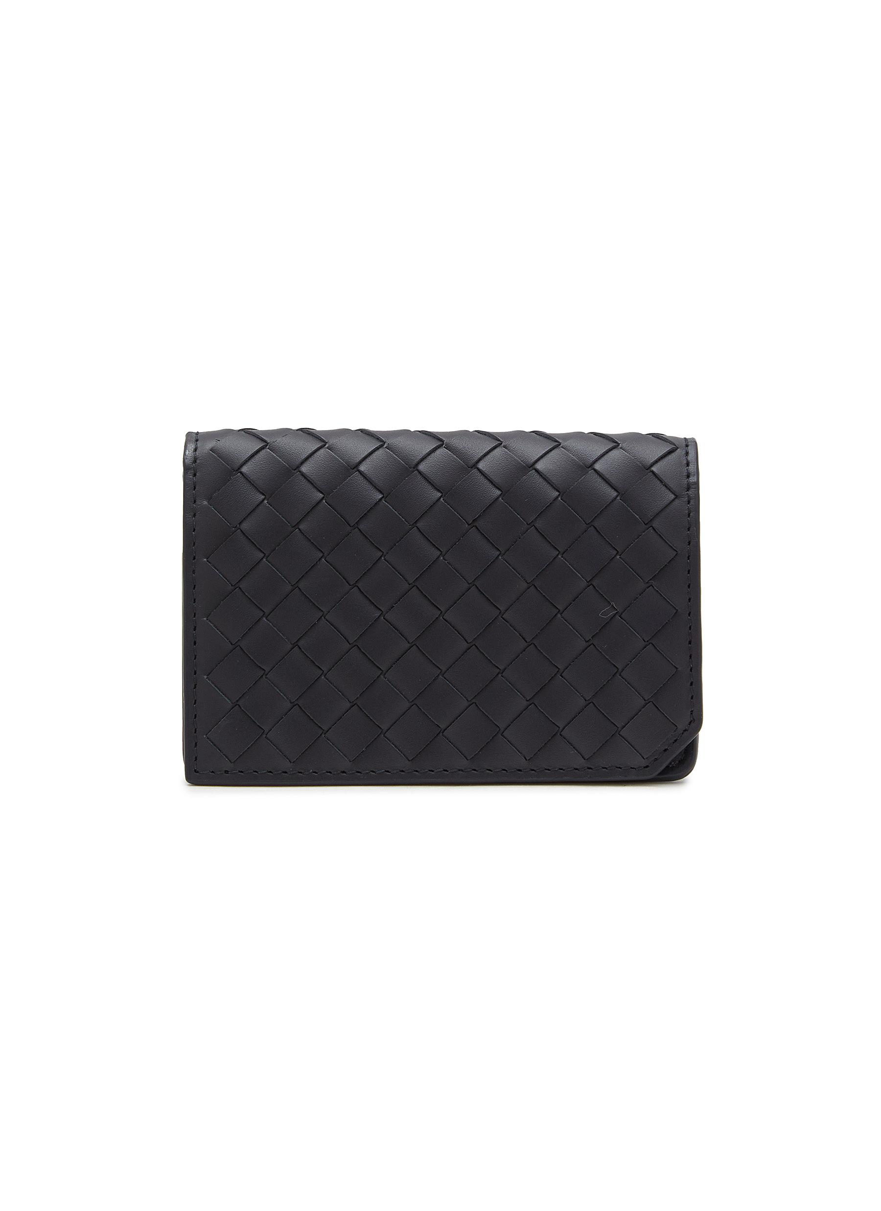 BOTTEGA VENETA | Intrecciato Piccolo Flap Leather Card Case