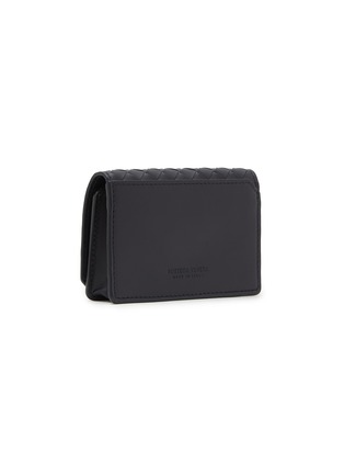 Figure View - Click To Enlarge - BOTTEGA VENETA - Intrecciato Piccolo Flap Leather Card Case