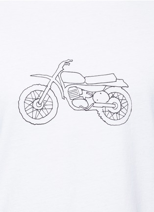 Detail View - Click To Enlarge - RAG & BONE - 'Moto Bike' print cotton T-shirt