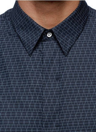 Detail View - Click To Enlarge - RAG & BONE - 'Casper' geometric print poplin shirt