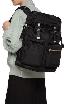 Figure View - Click To Enlarge - SACAI - x PORTER Nylon Pocket Backpack