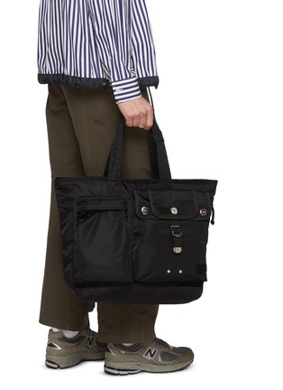 Figure View - Click To Enlarge - SACAI - x PORTER Nylon Pocket Tote Bag