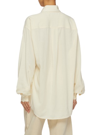 Back View - Click To Enlarge - LEMAIRE - Puff Sleeves Shirt