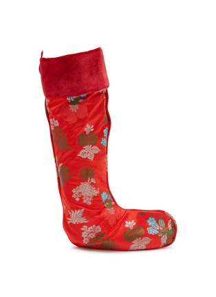 Main View - Click To Enlarge - MARCHESI 1824 - Epiphany Stocking — Red