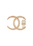 LANE CRAWFORD VINTAGE ACCESSORIES Vintage Chanel Gold-Toned Lapel Brooch