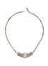 LANE CRAWFORD VINTAGE ACCESSORIES 1950s Silver-Toned Cocktail Necklace
