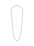 LANE CRAWFORD VINTAGE ACCESSORIES 1950s Silver-Toned Crystal Long Chain Necklace