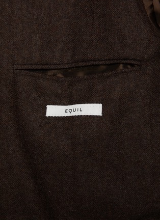  - EQUIL - Notch Lapel Single Breasted Patch Pocket Cashmere Blazer