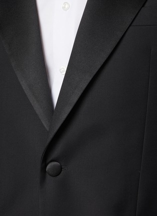  - EQUIL - Peak Lapel Single Breasted Virgin Wool Tuxedo Suit