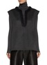 Main View - Click To Enlarge - KRUF - V-Neck Mink Fur Trim Vest