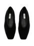 Detail View - Click To Enlarge - TOTEME - Minimalist Velvet Ballerinas Flats