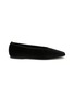 Main View - Click To Enlarge - TOTEME - Minimalist Velvet Ballerinas Flats