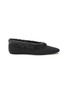 Main View - Click To Enlarge - TOTEME - Shearling Edge Flannel Ballerinas Flats