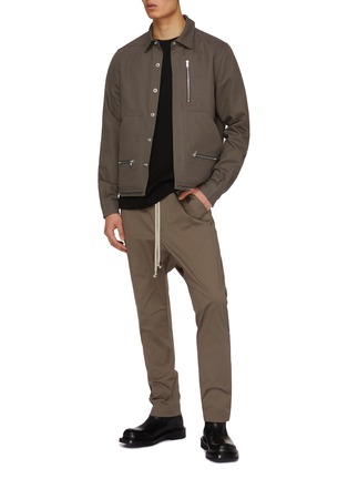 Figure View - Click To Enlarge - RICK OWENS  - Headon Zippered Shirt