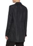 Back View - Click To Enlarge - RICK OWENS  - Lido Peak Lapel Single Breasted Silk Blazer