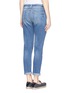 Back View - Click To Enlarge - FRAME - 'Le Garçon' cropped rip jeans
