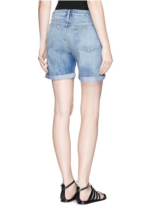 Back View - Click To Enlarge - FRAME - 'LE GRAND GARÇON' cotton denim shorts