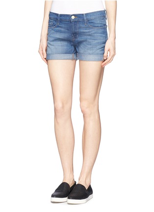 Front View - Click To Enlarge - FRAME - 'Le Cutoff' denim shorts