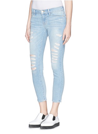 Front View - Click To Enlarge - FRAME - 'Le Color Rip' cropped skinny jeans