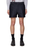 THOM BROWNE | Olympic Metalasse Jacquard Cotton Silk Blend