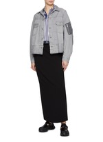 SACAI | Nylon Back Denim Jacket | Women | Lane Crawford SACAI | Nylon Back Denim Jacket | Women | Lane Crawford