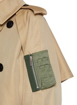SACAI | Two Toned Layered Short Trench Jacket | Women | Lane Crawford