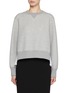 Main View - Click To Enlarge - SACAI - Sponge Sweat Poplin Hybrid Sweatshirt