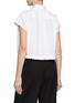 Back View - Click To Enlarge - SACAI - Cap Sleeve Drawstring Hem Shirt