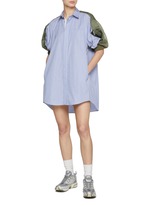 Poplin Puff Sleeve Cinch Waist Dress – Shop Karlie