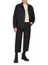 Figure View - Click To Enlarge - TECLOR - Pleated Pocket Jacket