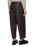 Back View - Click To Enlarge - TECLOR - Drawstring Cropped Straight Leg Pants