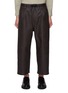 Main View - Click To Enlarge - TECLOR - Drawstring Cropped Straight Leg Pants