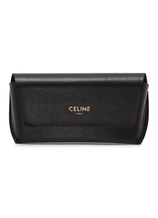 Detail View - Click To Enlarge - CELINE - Bold 3 Dots HD Acetate Rectangle Sunglasses