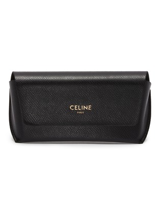 Detail View - Click To Enlarge - CELINE - Bold 3 Dots HD Acetate Rectangle Sunglasses